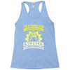proud engineer dad Racerback Tank