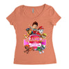 paw patrol birthday girl grandpa Women's Triblend Scoop T-shirt