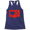 no love notification Racerback Tank