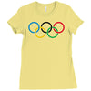 olympic rings Ladies Fitted T-Shirt
