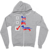 vote for dachshund Zipper Hoodie