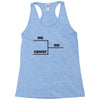 me me and cancer Racerback Tank