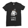 coffee addict Ladies Fitted T-Shirt