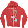 zissou of fish Zipper Hoodie