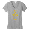 cross country running Women's V-Neck T-Shirt