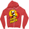 ninja panda Zipper Hoodie