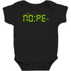 nope o'clock Baby Bodysuit