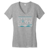damn gina Women's V-Neck T-Shirt