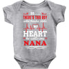 There's This Boy Who Stole My Heart He Calls Me Nana Baby Bodysuit
