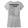 February Girl Facts Aquarius Women's V-Neck T-Shirt