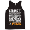 Strong Independent Motivated Pisces Tank Top