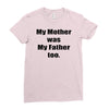 raised by mom Ladies Fitted T-Shirt