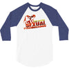 sexual tyrannosaurus 3/4 Sleeve Shirt