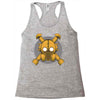 deco gasmask Racerback Tank