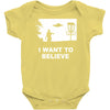 i want to believe Baby Onesie