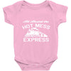 all aboard hot mess express train Baby Bodysuit
