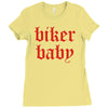biker baby Ladies Fitted T-Shirt