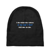 i do what the voices in my wifes head Baby Beanies