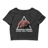 zombie food pyramid Crop Top