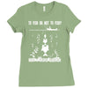 to fish or not to fish what a stupid question Ladies Fitted T-Shirt