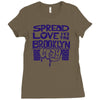 spread love the brooklyn way Ladies Fitted T-Shirt