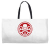 red skull logo avengers marvel comics gift Weekender Totes
