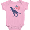 Patriotic T-Rex Baby Bodysuit