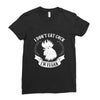 I Don't Eat Cock I'm Vegan Ladies Fitted T-Shirt
