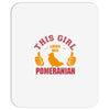 This Girl Loves Pomeranian Mousepad