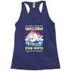 I Wish I Were a Unicorn So I Could Stab Idiots with My Head Racerback Tank