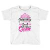 Celebrating With the 2nd Birthday Queen Toddler T-shirt