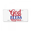 god bless america License Plate