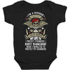 I'm A Veteran Granddad T Shirt Baby Bodysuit