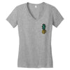 Pineapple Bomb Pocket Women's V-Neck T-Shirt