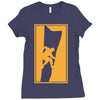 rock climbing wall climb indoor outdoor 2 Ladies Fitted T-Shirt
