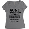 I Love You Aunt Women's Triblend Scoop T-shirt