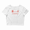 for a moment there you bored me to death Crop Top
