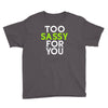 too sassy for you Youth Tee