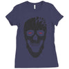 skull triangle Ladies Fitted T-Shirt