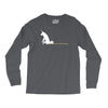 unicorn scooting on the floor Long Sleeve Shirts