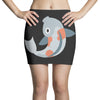 fish color Mini Skirts