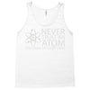 science tshirt never trust an atom Tank Top