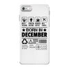 Born In December iPhone 7 Case