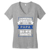I've Been Called A Lot Of Names But Papa Is My Favorite Women's V-Neck T-Shirt