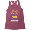 alaska is calling and i must go Racerback Tank