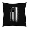Vintage Usa Flag Throw Pillow