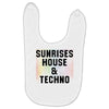 Sunrises House &amp; Techno Baby Bibs