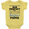 awesome poppa Baby Bodysuit