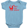 don't stop believin funny christmas Baby Onesie