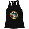 Nasa  Blue White Yellow Color Racerback Tank